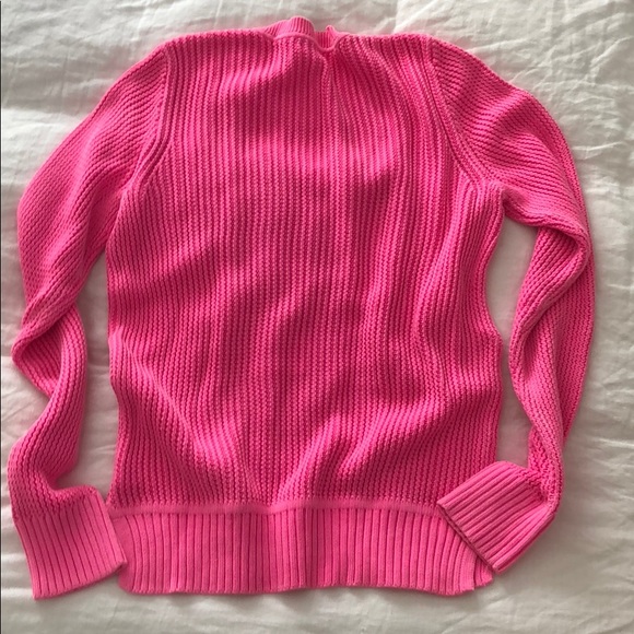 J. Crew Neon Pink Sweater - Picture 4 of 4